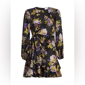 NWT | Cinq à Sept Alice Floral Twill Minidress | SZ 16